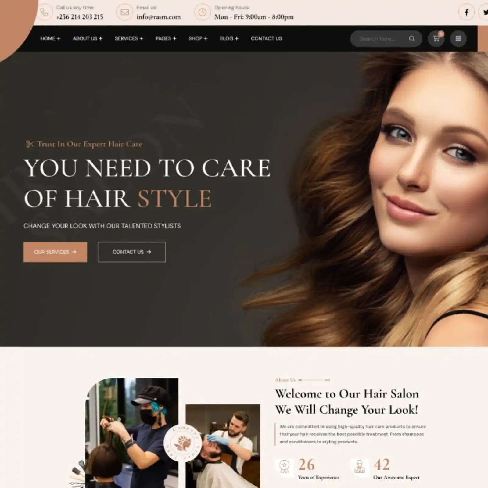 Top Beauty Parlour Website Design in Dubai | Adwhs Solutions 2025