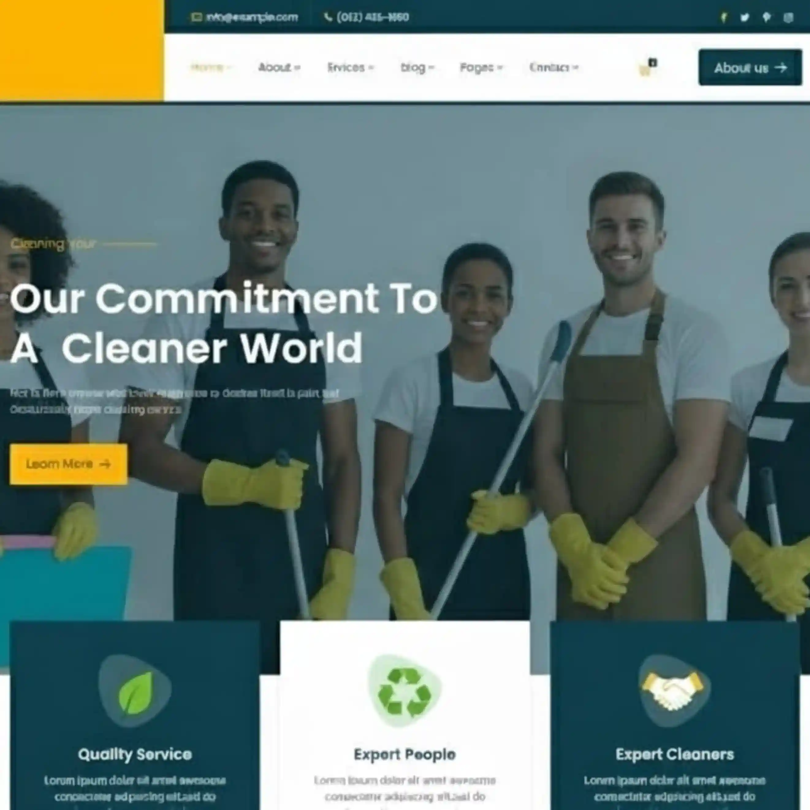 Professional Cleaning Website Design in Dubai | Adwhs Solutions UAE