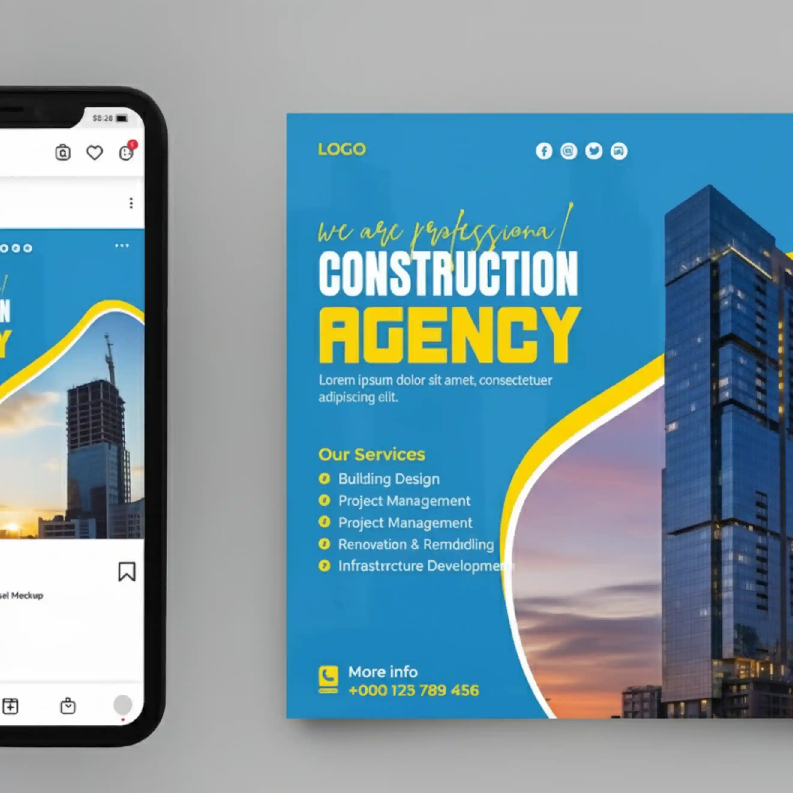 Construction Social Media Marketing Experts in Dubai | Adwhs Solutions