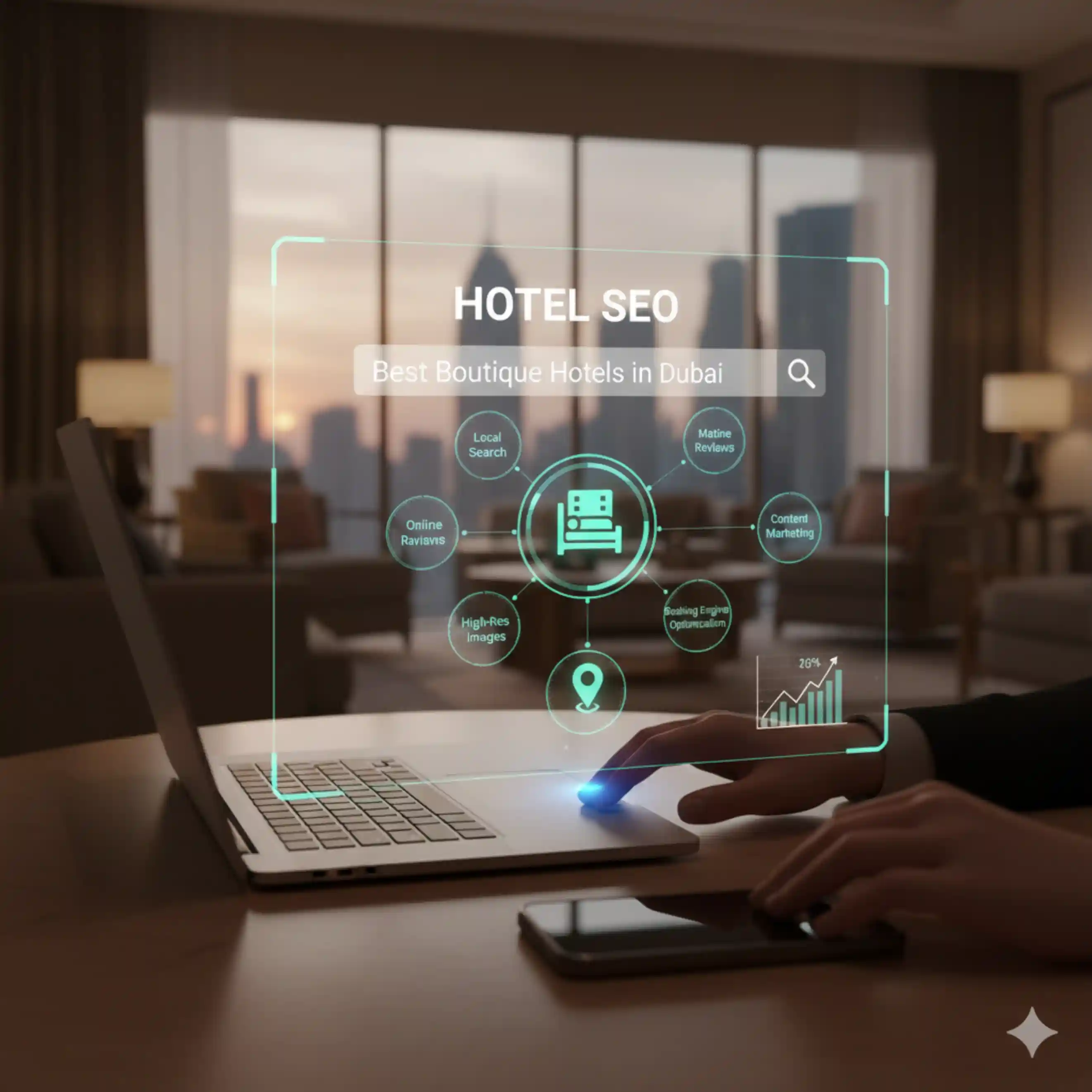 Hotel SEO in Dubai | Boost Bookings & Visibility with Adwhs Solutions