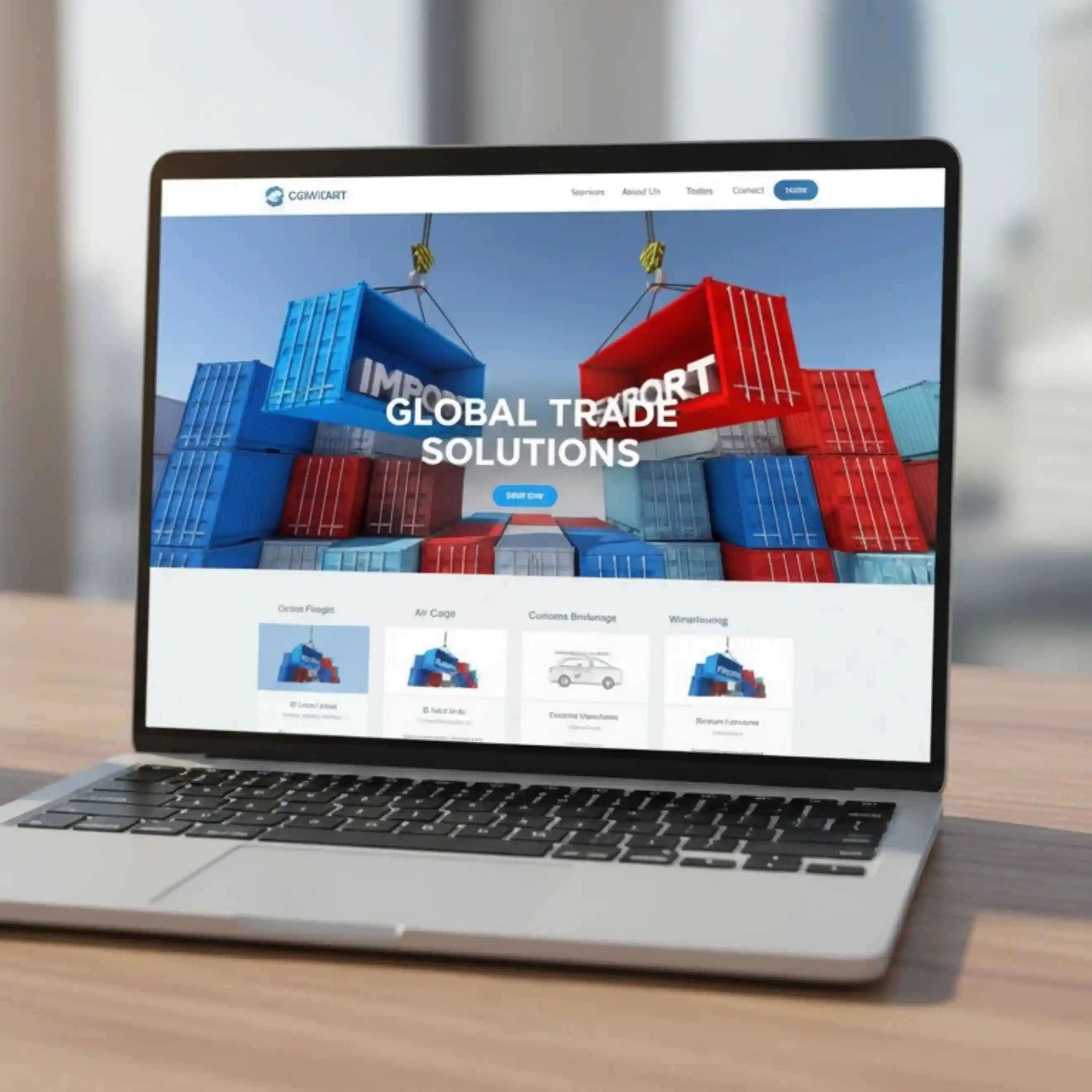 Top Import & Export Website Development | Adwhs Solutions Dubai