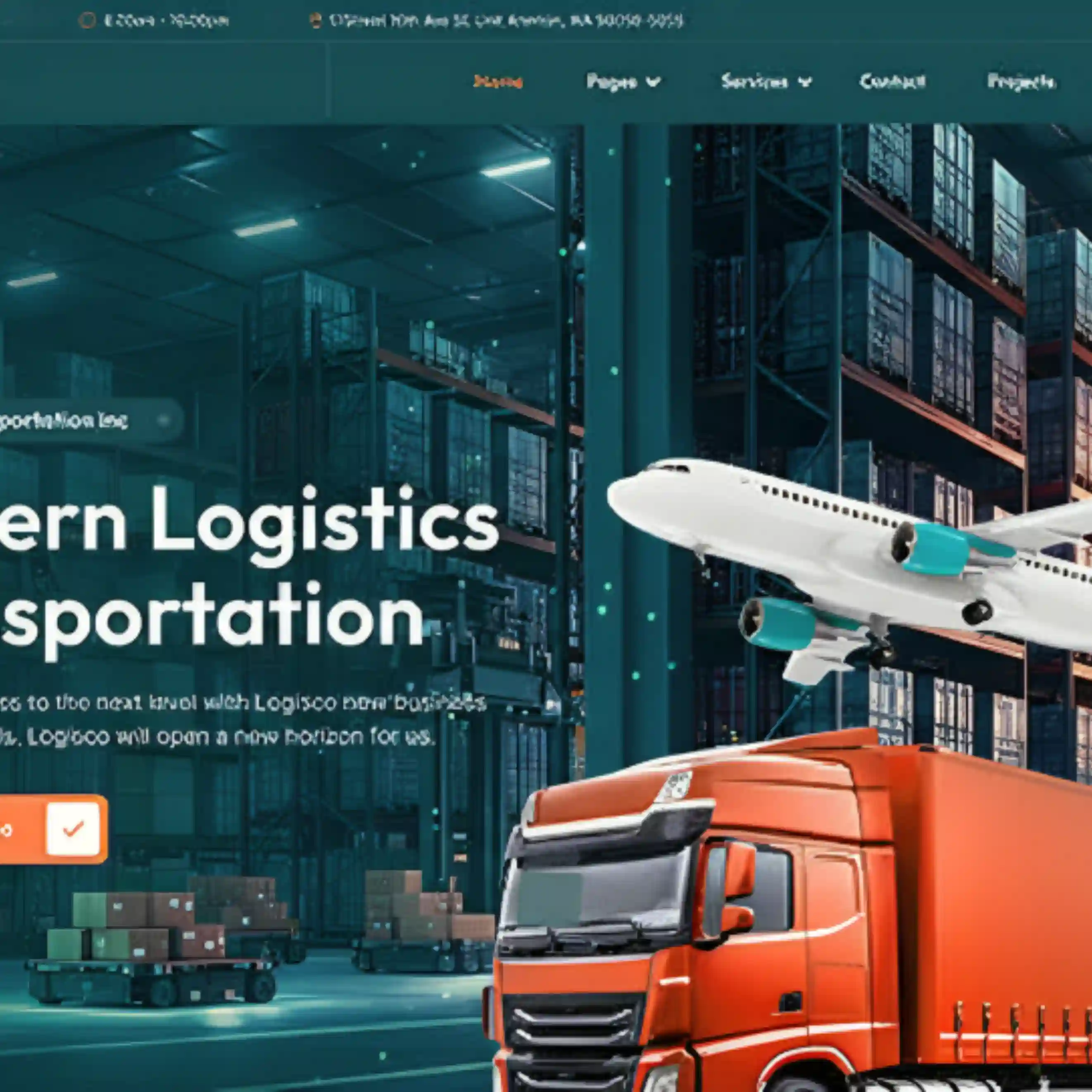 Professional Logistics Website Design | Adwhs Solutions Dubai